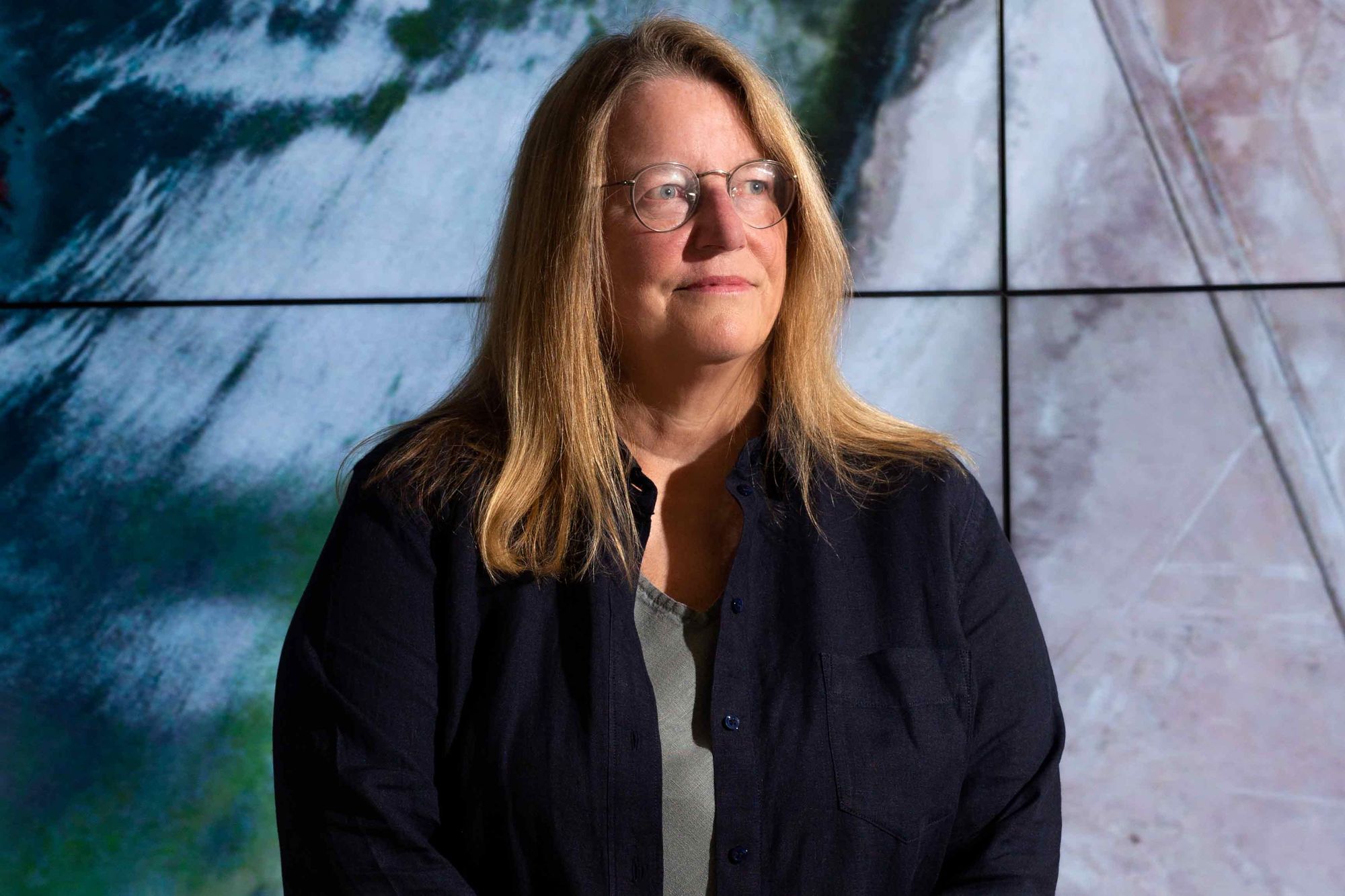 グーグル アースエンジンの責任者、ムーア。Photographer: Lizzy Myers for Bloomberg Green