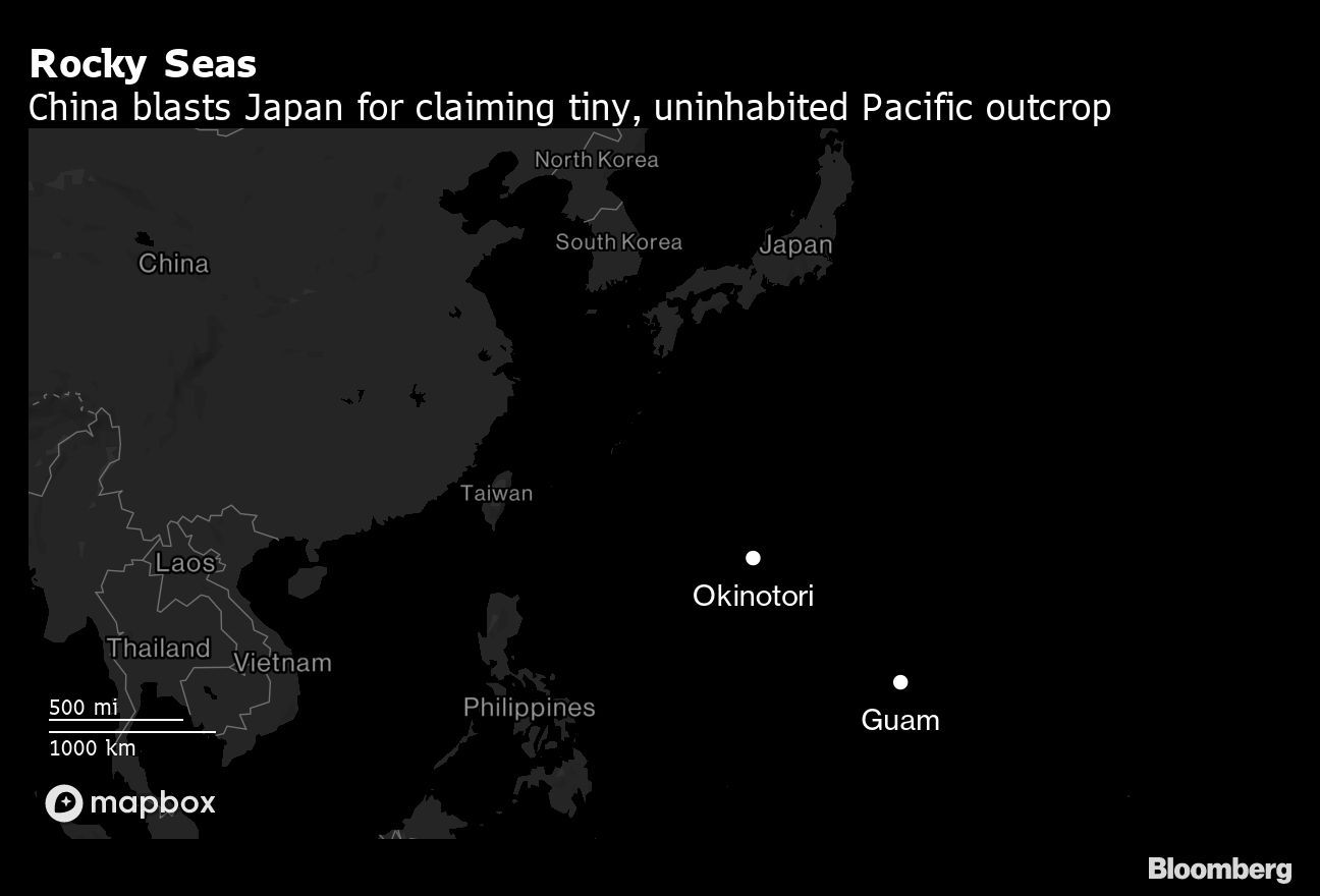 沖ノ鳥島｜中国は日本が太平洋の小さな無人の露頭を主張しているとして非難した。