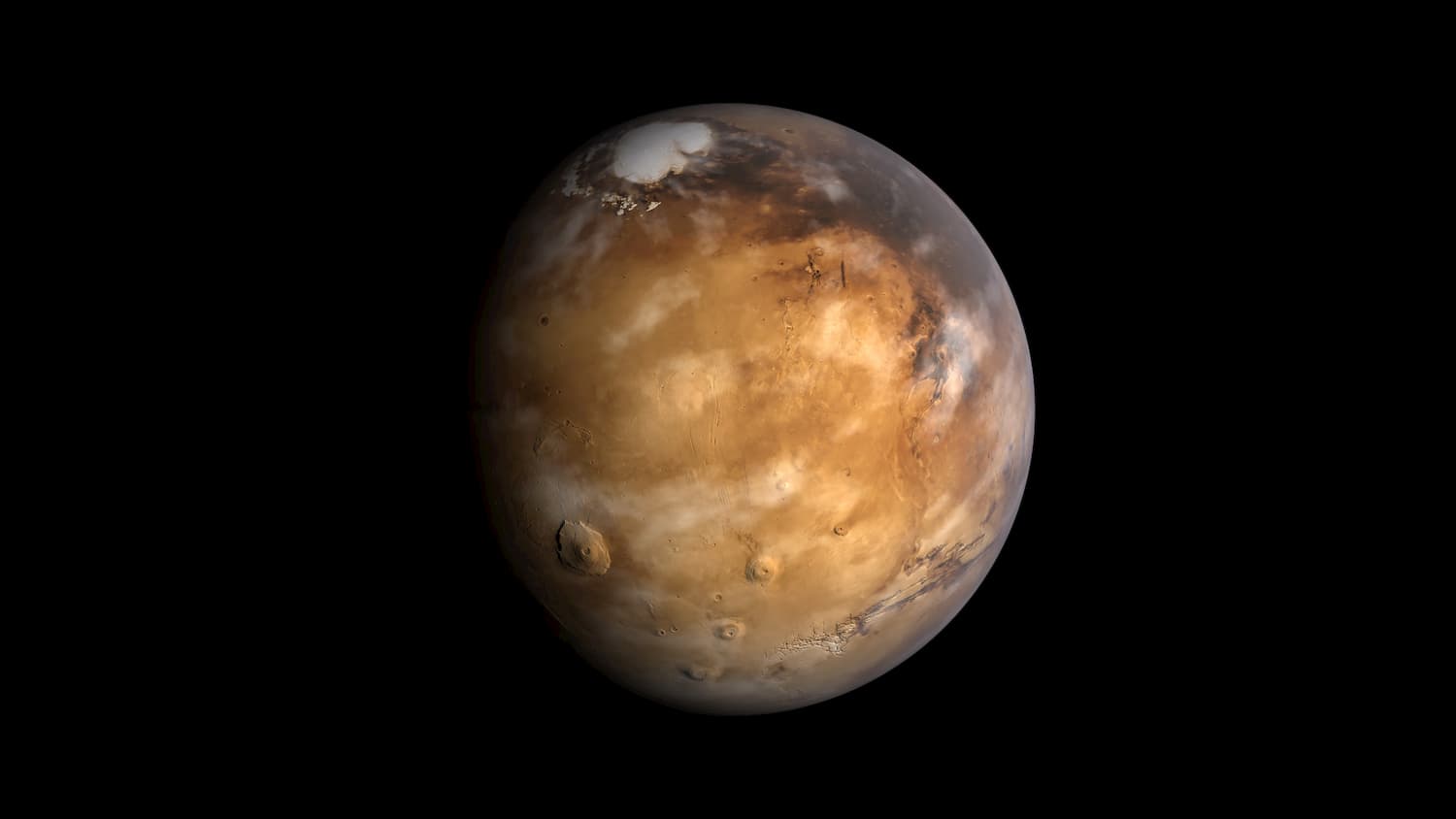 火星の表面下に塩分の多い湖を発見