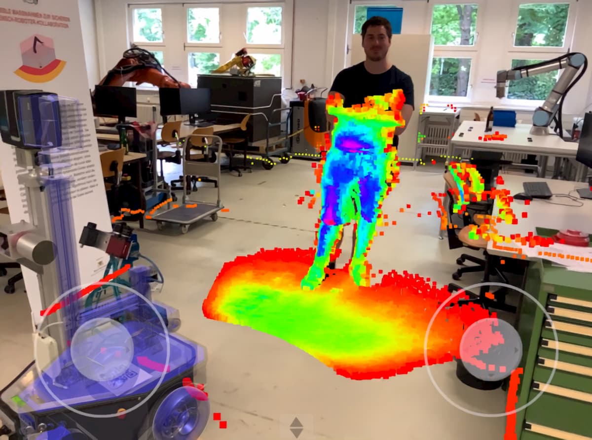 カールスルーエ工科大、データを可視化してロボットの設計を改善するのに役立つARを開発