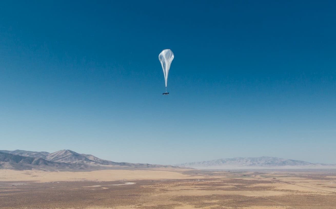 Alphabetのインターネット接続向け気球が成層圏で312日の飛行