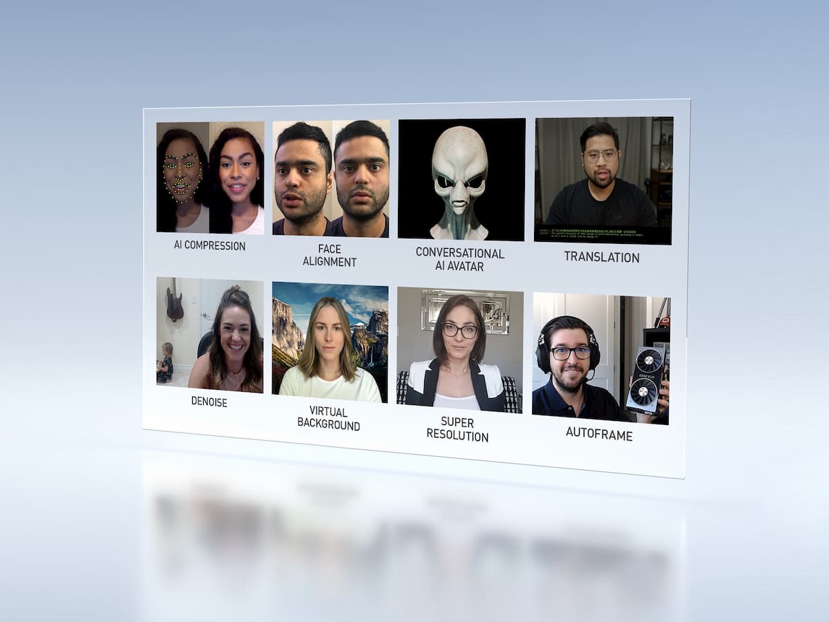 Nvidia、AIテレビ会議サービス「Maxine」を発表