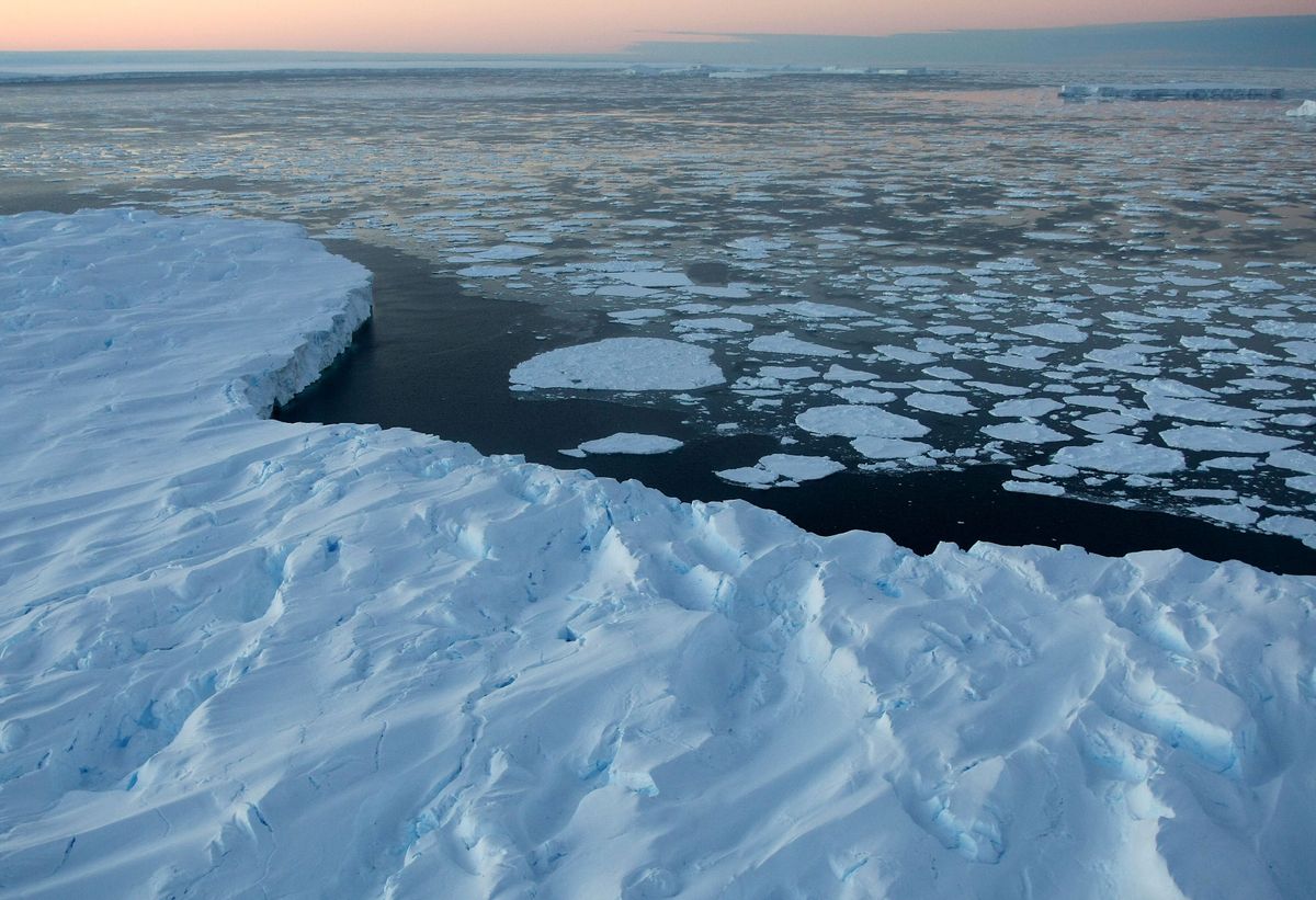 南極大陸の海氷面積が記録的な低水準に達し、科学者たちが憂慮［ブルームバーグ］