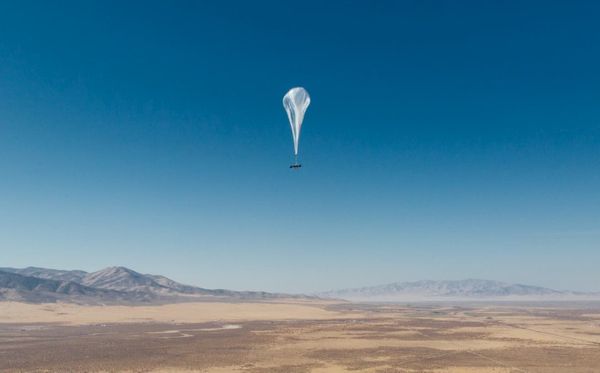 Alphabetのインターネット接続向け気球が成層圏で312日の飛行